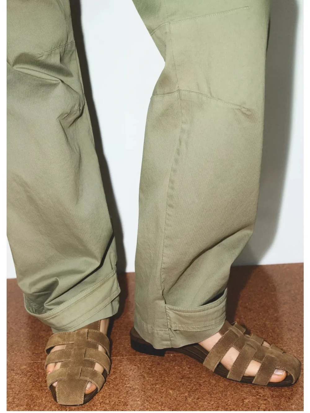 SPLIT SUEDE FISHERMAN SANDALS - Picture 2 of 2